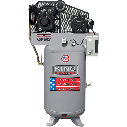 2-Stage Air Compressor, 80 Gal. (96 US Gal) Cantin et fils