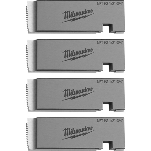 Fili&egrave;res de filetage pour tuyaux universel NPT, Pour tuyau de 1/2"-3/4", Acier rapide Cantin et fils