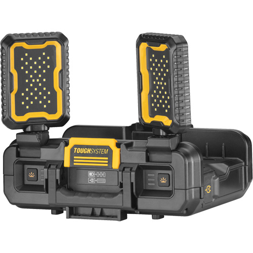 Baladeuse ajustable ToughSystem 2.0 avec rangement, 16" x 11" x 14", Noir/Jaune Cantin et fils