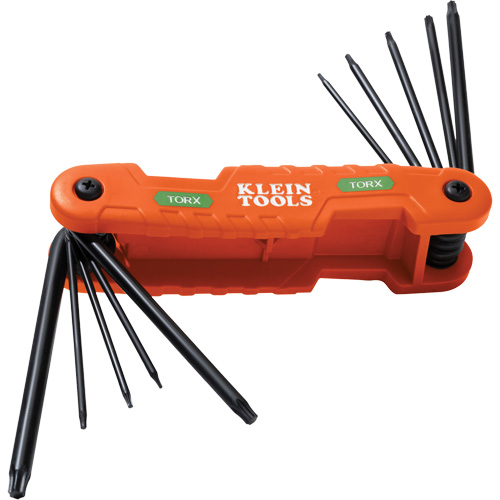 Jeu pliant de cl&eacute;s hexagonales Pro, 10 mcx, Torx Cantin et fils