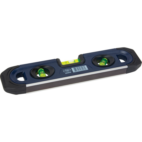 Torpedo Level, 9" L, 3 Vials, Magnetic Cantin et fils