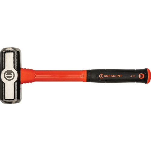 Fiberglass Engineer Hammer, 4 lbs Head Weight, 14" L Cantin et fils
