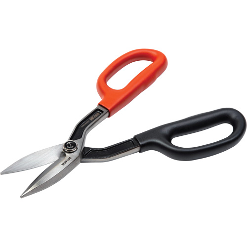 Straight Pattern Tinner Snips, 2" Cut Length, Straight Cut Cantin et fils