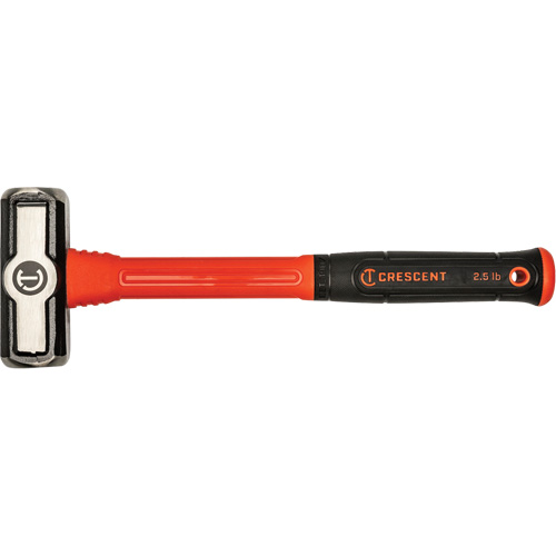 Fiberglass Engineer Hammer, 2.5 lbs Head Weight, 13-1/2" L Cantin et fils