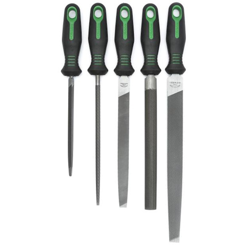 Jeu anniversaire de limes avec manches ergonomiques, 5 pi&egrave;ces Cantin et fils
