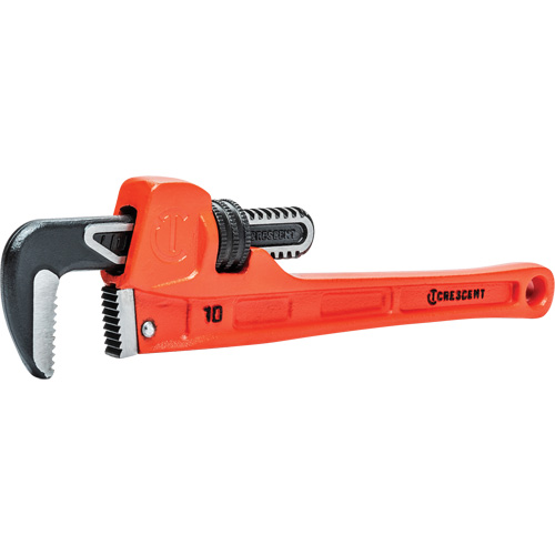 Cl&eacute; pour tuyau SLIM JAW, Cap des m&acirc;choires 1-9/10", Longueur 10", Fini Rev&ecirc;tement en poudre, Prise Non-ergonomique Cantin et fils