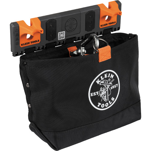 Module de poche pour quincaillerie avec crochet en S Bucket Work Centre, Nylon, 1 pochettes, Noir/Orange Cantin et fils