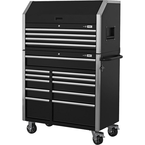 HDCC-4115 HD Series Toolbox Combo, 21-1/2" D x 44-1/5" W x 63-3/10" H, Black Cantin et fils