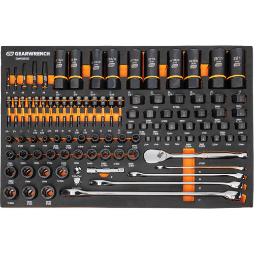 Jeu d'outils de m&eacute;canicien dans des plateaux modulaires en mousse avec conteneur de rangement, 247 morceaux Cantin et fils