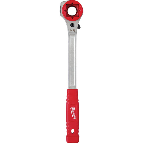 Cl&eacute; &agrave; cliquet &agrave; levier &eacute;lev&eacute;e pour monteur de ligne avec face de frappe frais&eacute;e, Prise de 3/4"/1"/1-1/8", Poign&eacute;e Ergonomique Cantin et fils