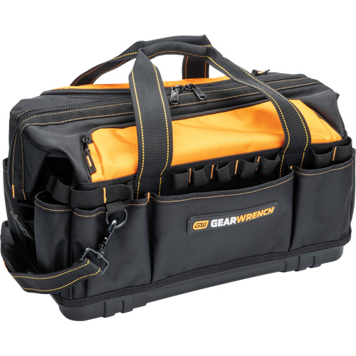 Sac &agrave; outils de 20" pour les professionnels, Nylon, 33 pochettes, Noir/Orange Cantin et fils