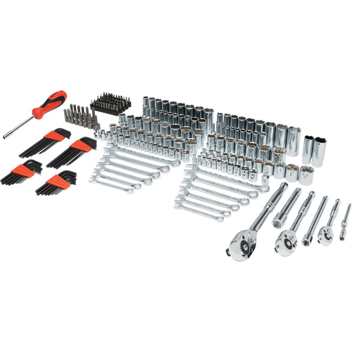 1/4", 3/8" & 1/2" Mechanics Hand Tool Set with 3-Drawer Storage Case Cantin et fils