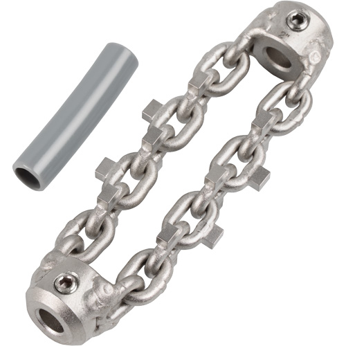 Chaîne de nettoyage de tuyaux de 2" pour c&acirc;ble de serpent &agrave; chaîne de 1/4" Cantin et fils