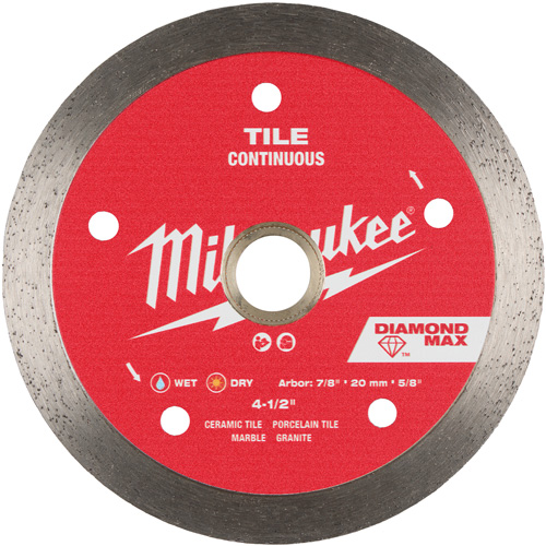 Lame diamant&eacute;e continue pour tuile DIAMOND MAX Cantin et fils