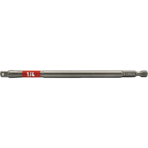Impactech&reg; Impact Socket Adapter, 1/4" Drive Size, 1/4" Male Size, 6" L Cantin et fils