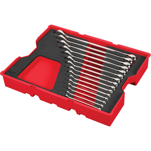 SAE Wrench Set with Tray for PACKOUT Drawers, Combination, 15 Pieces, Imperial Cantin et fils