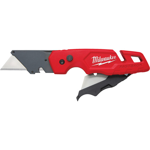 FASTBACK Folding Utility Knife with Blade Storage, Metal Handle Cantin et fils