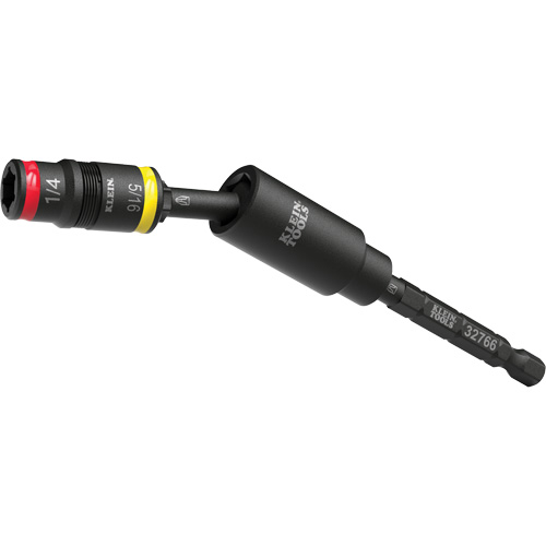 Impact Flip Socket With Swivel Adapter, Hex, 1/4" Drive, 3 Pcs Cantin et fils