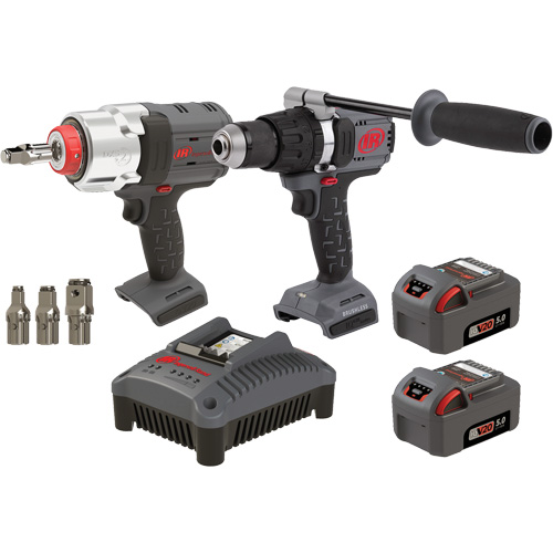 Hammer Drill & Impact Wrench Combo Kit, Lithium-Ion, 20 V Cantin et fils