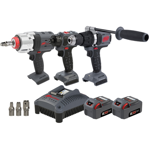 Screwdriver, Hammer Drill & Impact Driver Combo Tool Kit, Lithium-Ion, 20 V Cantin et fils
