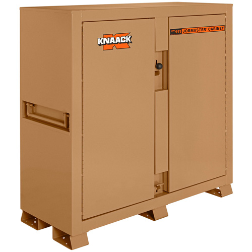 Armoire de chantier mod&egrave;le 111 avec cadenas, Acier, 47,5 pi³, Havane Cantin et fils