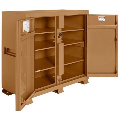 Armoire de chantier mod&egrave;le 139 avec cadenas, Acier, 59,4 pi³, Havane Cantin et fils