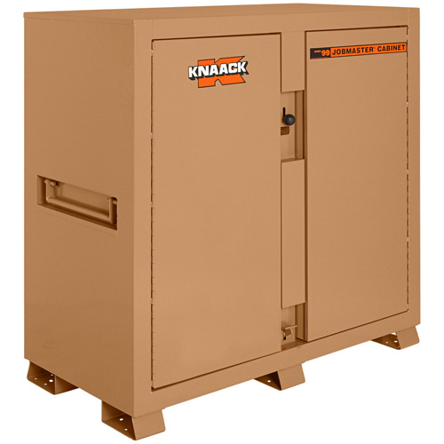 Armoire de chantier mod&egrave;le 99 avec deux portes et deux cadenas, Acier, 59,4 pi³, Havane Cantin et fils