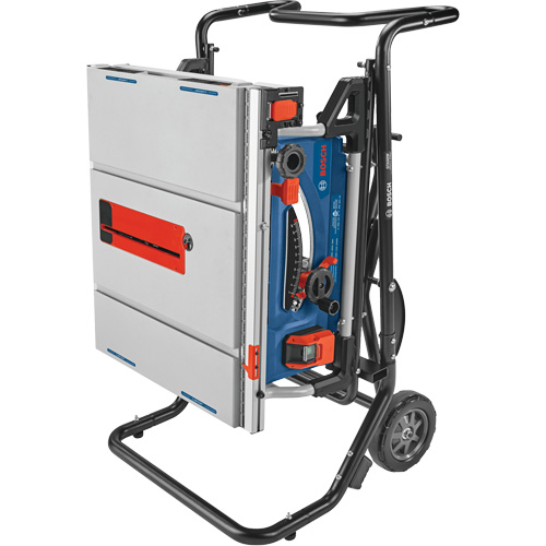 Jobsite Table Saw with Gravity-Rise Wheeled Stand, 120 V, 15 A, 3800 RPM Cantin et fils