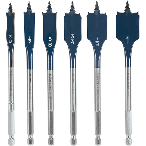 Daredevil&reg; Spade Bit Set, 6 Pieces Cantin et fils