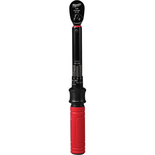 Torque Wrench, Click, 1/4" Square Drive, 4.5 - 22.6 N.m/40 - 200 in-lbs Cantin et fils