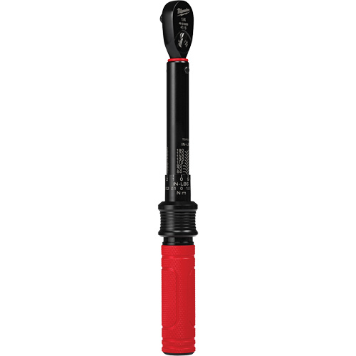Torque Wrench, Click, 1/4" Square Drive, 4.5 - 22.6 N.m/40 - 200 in-lbs Cantin et fils