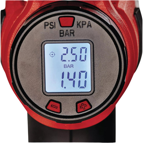 Gonfleur motoris&eacute; sans fil &agrave; haute pression CE-CC 18 Li 18 V avec jauge num&eacute;rique (outil seulement) Cantin et fils