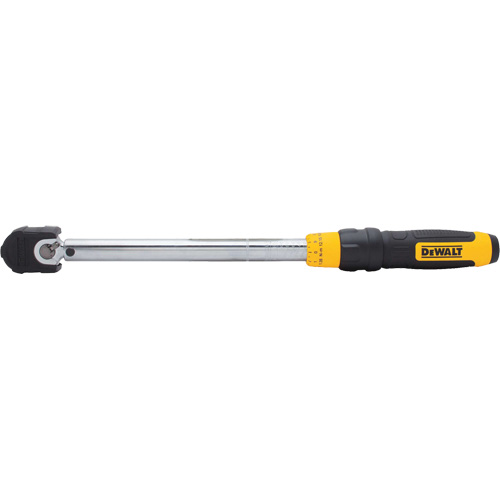 Cl&eacute; dynamom&eacute;trique &agrave; microm&egrave;tre, &agrave; cliquer, Entraînement 3/8" carr&eacute;, 20 - 100 lb-pi/27,11-135. 58 N.m Cantin et fils