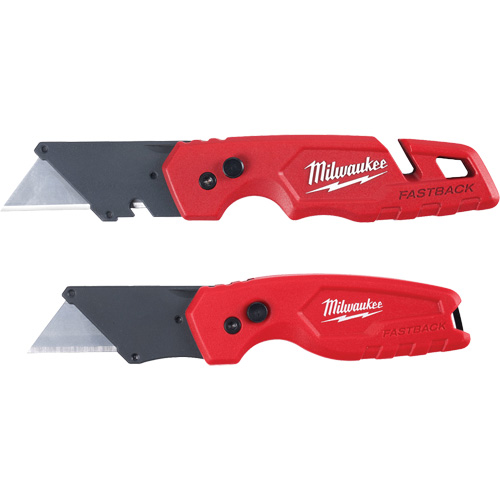 2-Piece FASTBACK Folding Utility Knife Set, Plastic Handle Cantin et fils