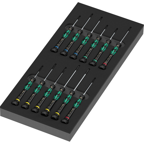 Foam Insert Kraftform Micro Screwdriver Set 2, 13 Pcs. Cantin et fils