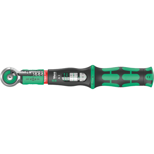Safe-Torque A 1 Torque Wrench, Click, 1/4" Square Drive, 2 - 9 lbf. Ft Cantin et fils