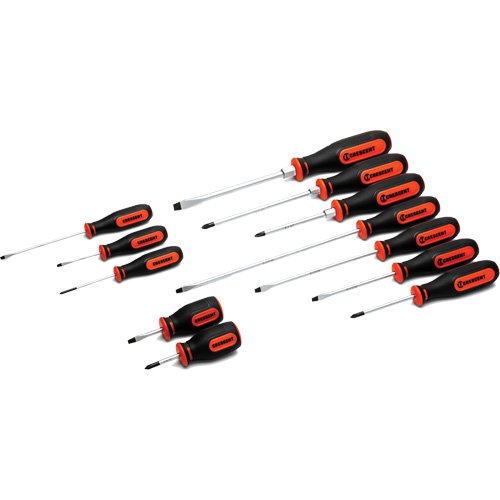 Dual Material Screwdriver Set, 12 Pcs. Cantin et fils