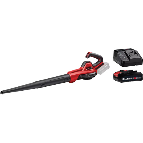 Souffleuse universelle 110 pi3/min sans fil avec batterie 2,5 Ah et ensemble de d&eacute;part de chargeur, 18 V, Vitesse d'air 155,34 mi/h, &agrave; pile Cantin et fils