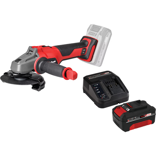 Professional Cordless Angle Grinder with 4Ah PXC Battery & Charger Starter Kit, 5" Wheel, 18 V Cantin et fils