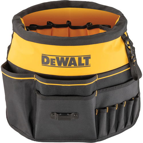 Organisateur pour seau &agrave; outils, 19-3/4" lo x 2" la x 19-5/8" h, Noir/Jaune Cantin et fils