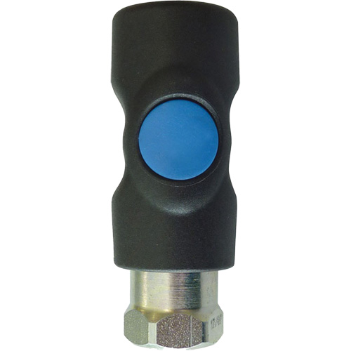Raccord industriel rapide TOPQUIK S1, Composite en polyester/Acier inoxydable, 1/4", NPT femelle, 174 PSI Cantin et fils