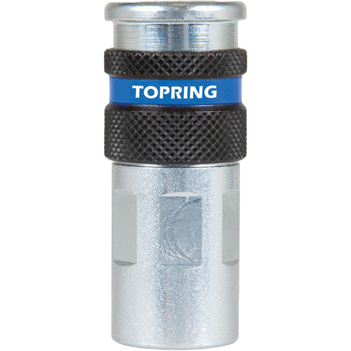 Raccord industriel rapide QUIKSILVER 2, Acier zingu&eacute;, 1/4", NPT femelle, 362 PSI Cantin et fils