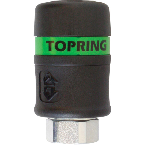 Raccord rapide TOPQUIK Ultraflo 7,8 mm, Composite en polyester, 3/8", NPT femelle, 174 PSI Cantin et fils