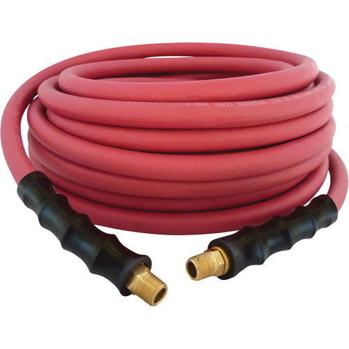 MAXPRO Rubber Hose, Air/Water, EPDM Rubber/Polyester, 3/8" dia. x 50', 300 psi, 1/4 NPT Cantin et fils