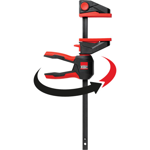 One-Hand Bar Trigger Clamps with 360° Rotating Handle, 4-1/2" (114.3 mm) Cantin et fils