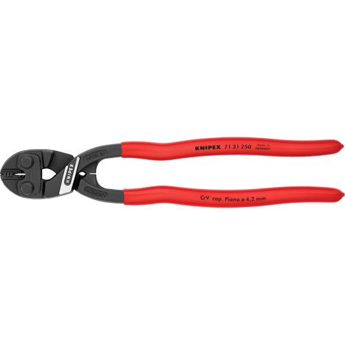 CoBolt&reg; High Leverage XL Compact Bolt Cutters with Notched Blade, 10" L, Center Cut Cantin et fils