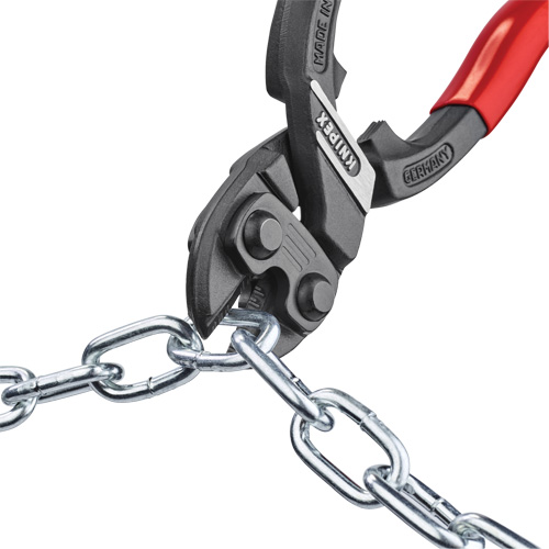 CoBolt&reg; High Leverage XL Compact Bolt Cutters with Notched Blade, 10" L, Center Cut Cantin et fils