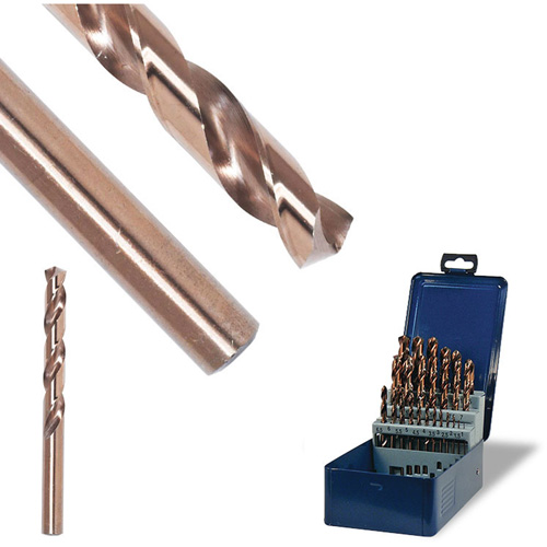 SST+ Jobbers Wire Gauge Drill Bit, High Speed Steel, #1, 3-11/16" L, 2-1/4" Flute, 135° Point Angle Cantin et fils