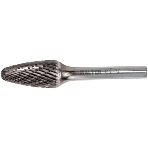 Double Cut Tree Carbide Burr, 1/2" Dia., 1" Depth of Cut Cantin et fils