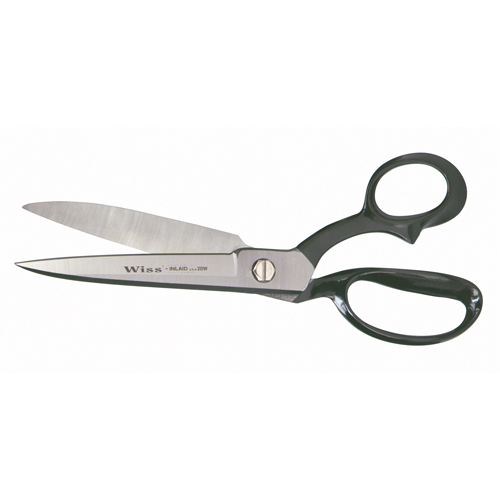 Wide Blade Industrial Shears, 4-3/4" Cut Length, Rings Handle Cantin et fils